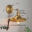 Axyaa Nordic LED Wall Sconce Pull Chain Switch Stair Light Fixture
