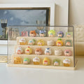 Axyaa Acrylic Dolls Display Box for Small Action Figures and LEGO Storage