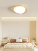 Axya Full Spectrum Ceiling Light for Children's Bedroom, Cream Resin, Pebble Style