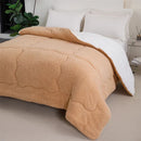 Axyaa Winter Lamb Wool Cotton Quilt – Double Thickened Warm Quilt Core