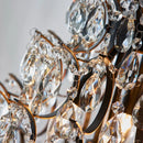 Axyaa Modern Crystal Chandelier Pendant Light for Home Living Room and Coffee Bar