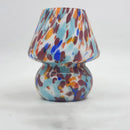 Axyaa Glass Flower Mushroom Lamp - Cream Style Bedside Table Lamp for Interior Decor