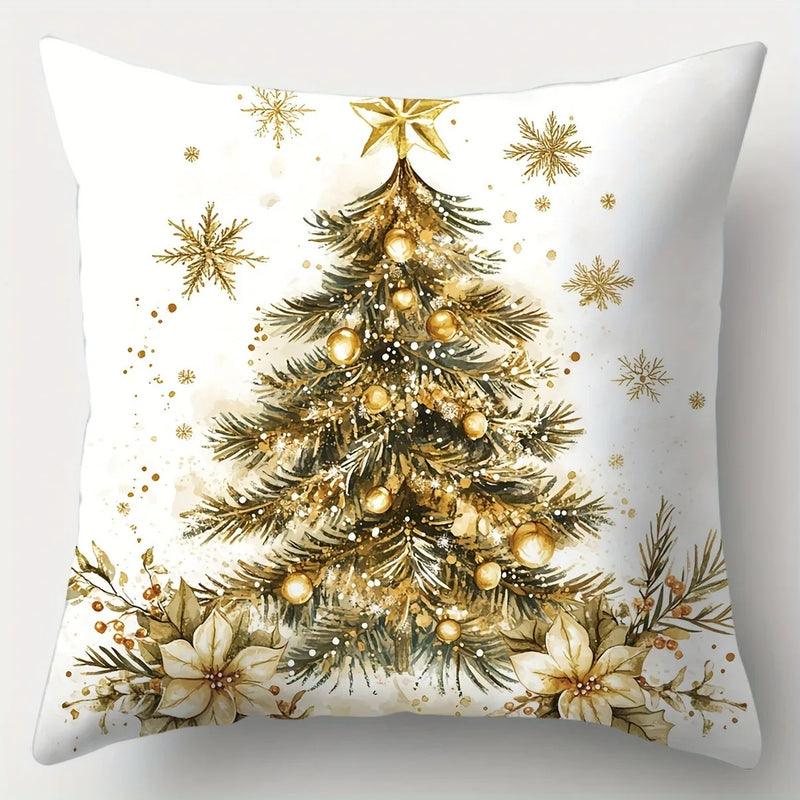 Axyaa Christmas Pillowcase Set for Festive Home Decor