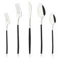 Axyaa Stainless Steel Cutlery Set - Fork Spoon Knife Dinnerware Flatware
