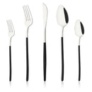 Axyaa Stainless Steel Cutlery Set - Fork Spoon Knife Dinnerware Flatware