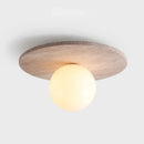 Axyaa Natural Stone LED Ceiling Light Chandelier for Aisle Corridor Bedroom