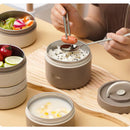 Axyaa Stainless Steel Thermal Bento Box Bag Large Capacity - BPA Free Food Container