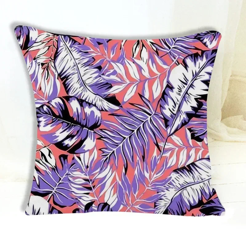 Abstract Leaf Cushion Cover by Axyaa - 45*45cm