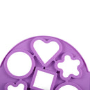Axyaa Silicone Pancake Maker 7-Hole Nonstick Mold for Family Cooking