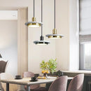 Axyaa Gold Copper Marble Chandelier for Home Cafe Decoration