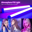 Axyaa LED Video Light Wand Rechargeable Handheld Lamp for Vlog Streaming