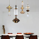 Axya Glass Chandelier: Elegant Lighting for Home, Restaurant, Bar, and Study