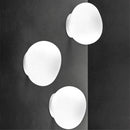 Axyaa Glass Egg Wall Sconces Lamp Ceiling Light with E27 Led Bulb