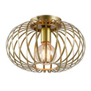 Axyaa Minimalist Iron Art Ceiling Light for Living Room, Bedroom, Kitchen.