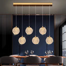 Axyaa Ring LED Pendant Light: Modern Chandeliers for Living Room & Dining Room