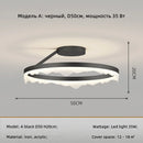 Axyaa Nordic Round LED Dimmable Ceiling Lights | Modern Minimalism Bedroom Lamp Fixtures