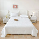 Axyaa Quilted Leaf Bedspread Set, 4-Season Blanket, 230*240 Dimensions