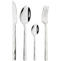 Axyaa Diamond Cutlery Set - 4Pcs Stainless Steel Tableware Flatware for Kitchen