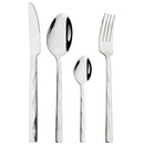 Axyaa Diamond Cutlery Set - 4Pcs Stainless Steel Tableware Flatware for Kitchen