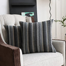 Axyaa Bohemian Textured Striped Throw Pillow Cover for Sofa Bed