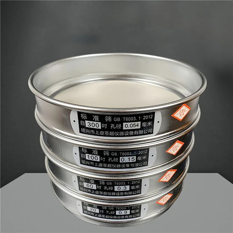 Axya 304 Stainless Steel Lab Powder Sieve Mesh 325-2000, Particle Separation Flour Screen