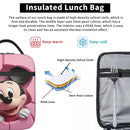 Axyaa Mickey Mouse Insulated Lunch Bag - Portable Thermal Food Container