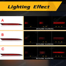 Axyaa Rear Bumper Reflector Lights for Geely Coolray Proton X50 Car Dynamic Turn Signal