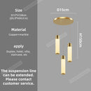 Axyaa Villa Pendant Light: Modern Loft Duplex Design, Rotating Staircase, Marble Copper Texture