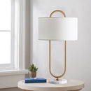 Marble Gold Cloth Desk Lamp - Axyaa LED Atmosphere Lighting