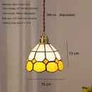 Axyaa Colourful Scandinavian Glass Pendant Lights for Kitchen Dining Room, Brass Led Pendant Lamp