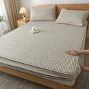 Axyaa Ultrasonic Waterproof Mattress Protector Embroidered Fitted Sheet