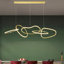 Axyaa Modern LED Ceiling Chandelier Pendant Lights for Bedroom and Dining Room