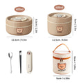Axyaa Stainless Steel Insulated Lunch Box for Kids & Students