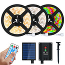 Axyaa Solar LED Strip Light: Rechargeable Outdoor Decoration for Garden, Christmas Atmosphere