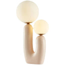 Nordic Glass Desk Lamp Axyaa LED Table Light Original Design Bedroom Study Resin Body