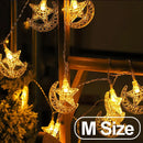 Axyaa Moon Star LED String Lights - Ramadan & Eid Home Decoration