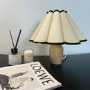 Axya Small Wood LED Table Lamp for Bedside Bedroom Dining Night Light