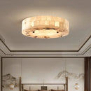 Axyaa Marble Ceiling Lamp 30CM 40CM Elegant Pendant Light for Bedroom Living Dining Room