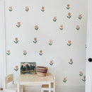 Axyaa Tulip Wall Stickers Vinyl Decal Girl's Bedroom Living Room Flower Art