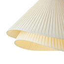 Axyaa Medieval Cream Fabric Pendant Lamp - Creative Dining Table Light