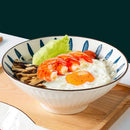 Axyaa Japanese Melamine Noodle Bowl - Large Soup & Ramen Bowl for Home Kitchen