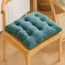 Axyaa Green Lambs Wool Floor Chair Pad - Comfortable, Cozy, and Stylish