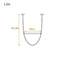 Axyaa Nordic Glass Tube Pendant Lamp for Living Room, Dining Room, Coffee Shop