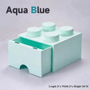 Axyaa Color Block Drawer Organizer Stackable Plastic Cabinet - Home Storage Solution