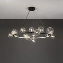 Axyaa Glass Ball Bubble Pendant Lamp: Modern, Personalized Art for Living or Dining Room