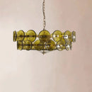 Axyaa Classic Glass Chandelier for Living Room, Vintage Style Restaurant Lighting