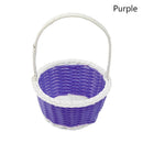 Axyaa Flower Storage Basket Round Plastic Vine Shopping Hamper
