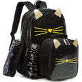 Axyaa Animal Series Sequin Backpack Set: Backpack, Lunch Bag, Pencil Bag - Perfect Girl's Gift