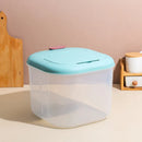 Axyaa Plastic Rice Bucket: Moisture-Proof Food Container for Kitchen Storage