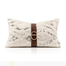 Axyaa Small Fragrant Wind Wool Blend Splicing Waist Pillow